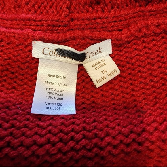 5/$40 Coldwater creek Cardigan size 1X very good used condition - Picture 3 of 3